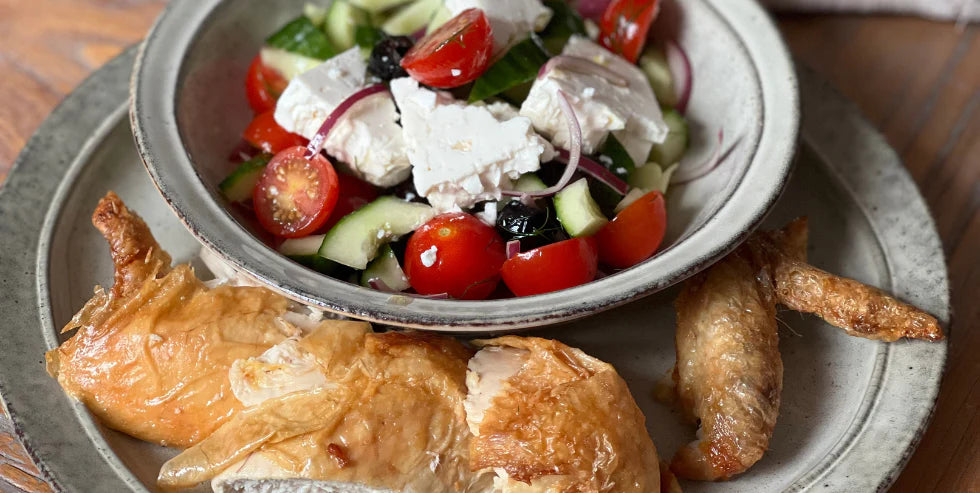 Roast Chicken & Feta Salad - Purition UK